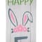 White Welcome Happy Easter Hanging Door Banner Set